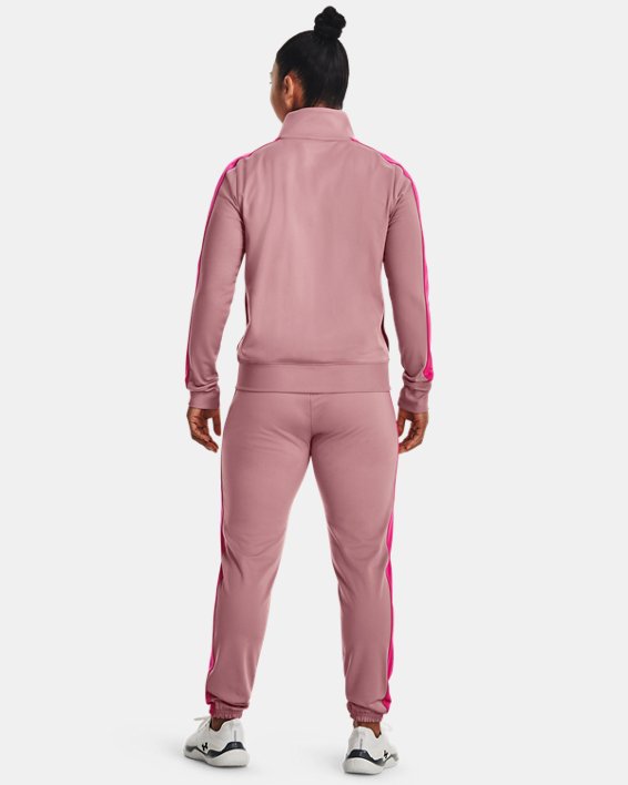 Conjunto Deportivo UA Tricot para Mujer, Pink, pdpMainDesktop image number 1